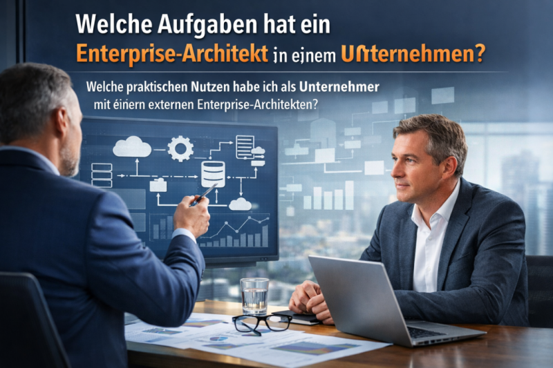 Enterprise-Architekt im Unternehmen: Aufgaben, Nutzen und Mehrwert für Unternehmer